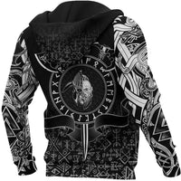 Viking Hoodie Valhalla and Warrior RLT12 - Wonder Print Shop