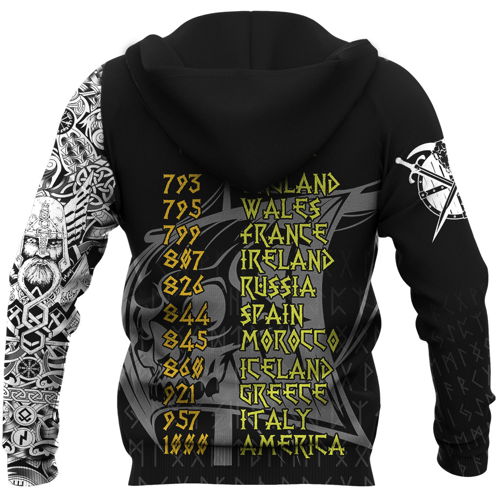 Viking Hoodie The Viking World Tour RLT12 - Wonder Print Shop