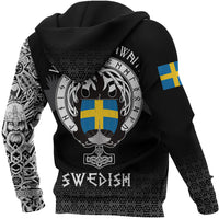 Viking Zip Hoodie - Swedish Drakkar RLT12 - Wonder Print Shop