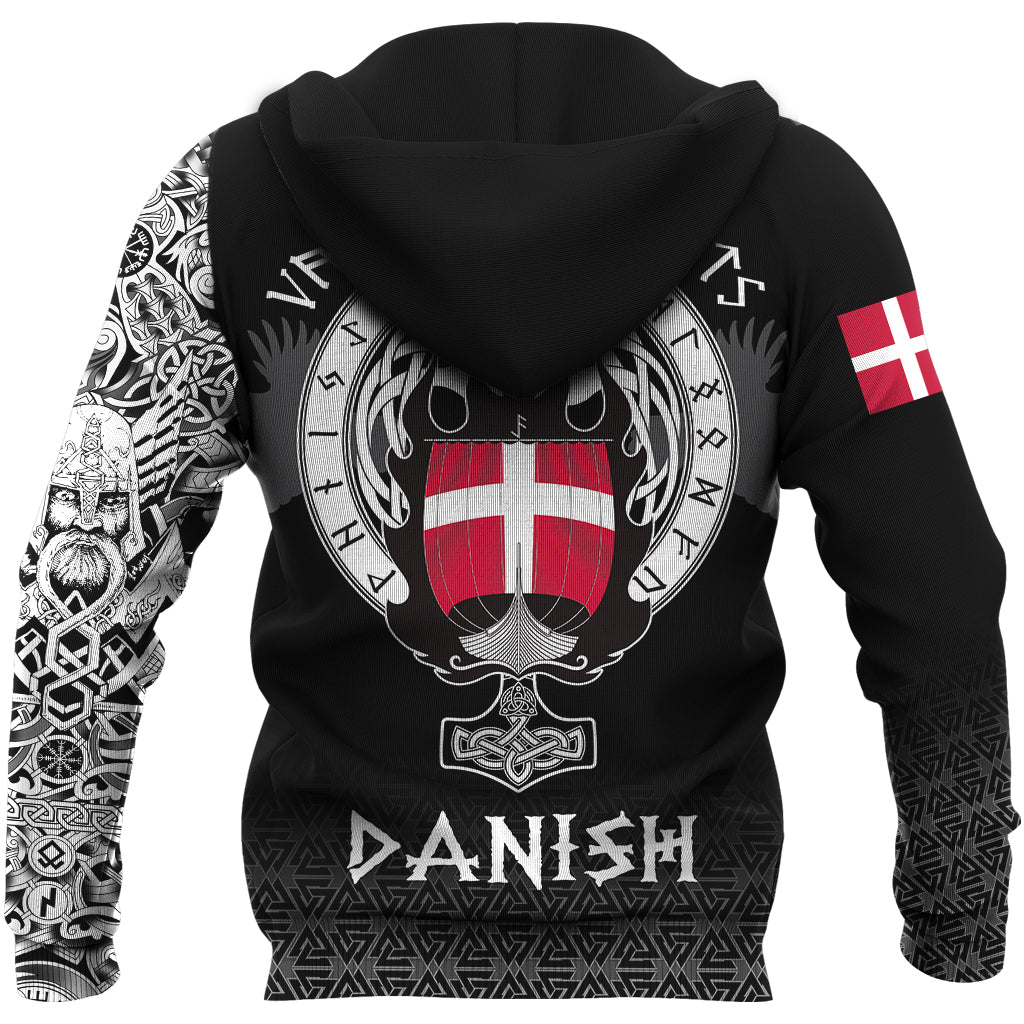 Viking Hoodie Danish Drakkar RLT12 - Wonder Print Shop