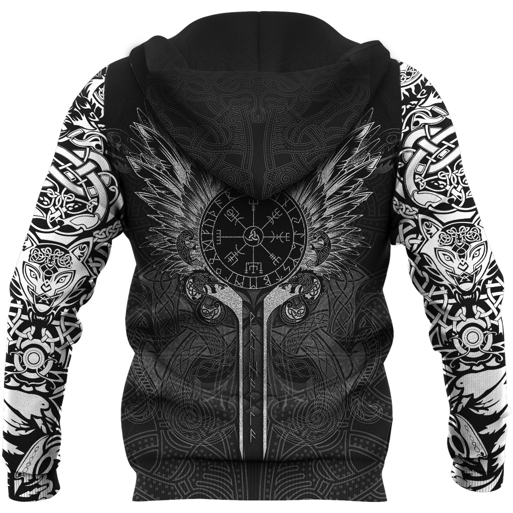 Viking Hoodie Dragon Tattoo RLT12 - Wonder Print Shop