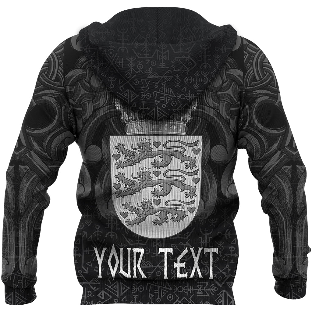 Custom Viking Hoodie Denmark Odin And Drakkar RLT12 - Wonder Print Shop