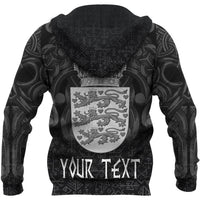 Custom Viking Hoodie Denmark Odin And Drakkar RLT12 - Wonder Print Shop