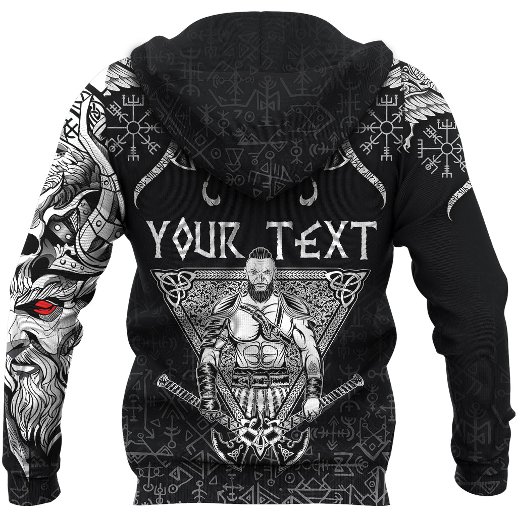 Custom Viking Hoodie Warrior Valhalla And Double Dragon RLT12 - Wonder Print Shop