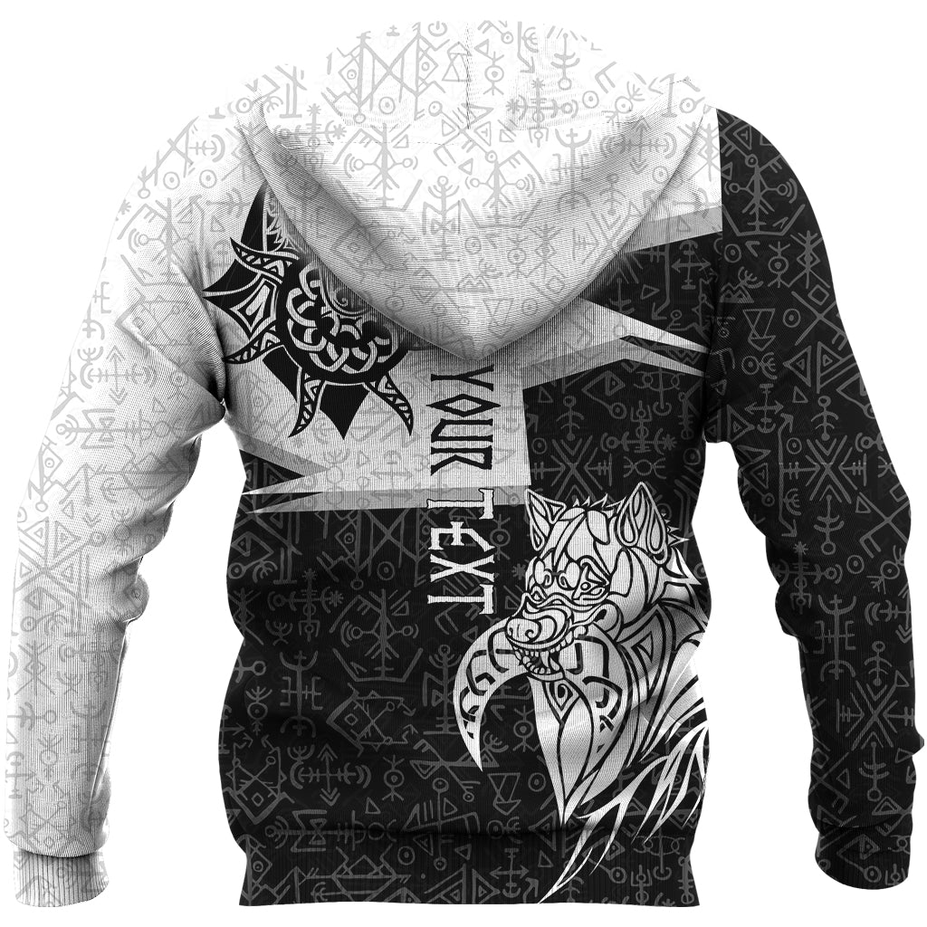 Custom Viking Zip Hoodie Skoll And Hati New Style RLT12 - Wonder Print Shop