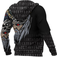 Viking Hoodie Viking Odin Raven RLT12 - Wonder Print Shop