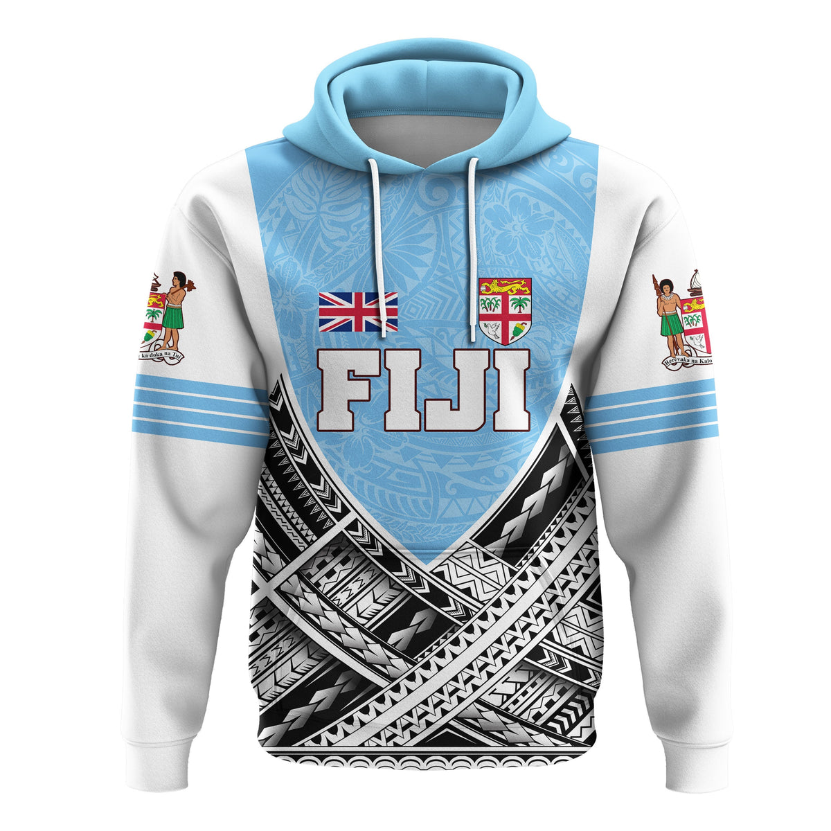 Custom Fiji Hoodie Polynesian Sport Style LT16 - Wonder Print Shop