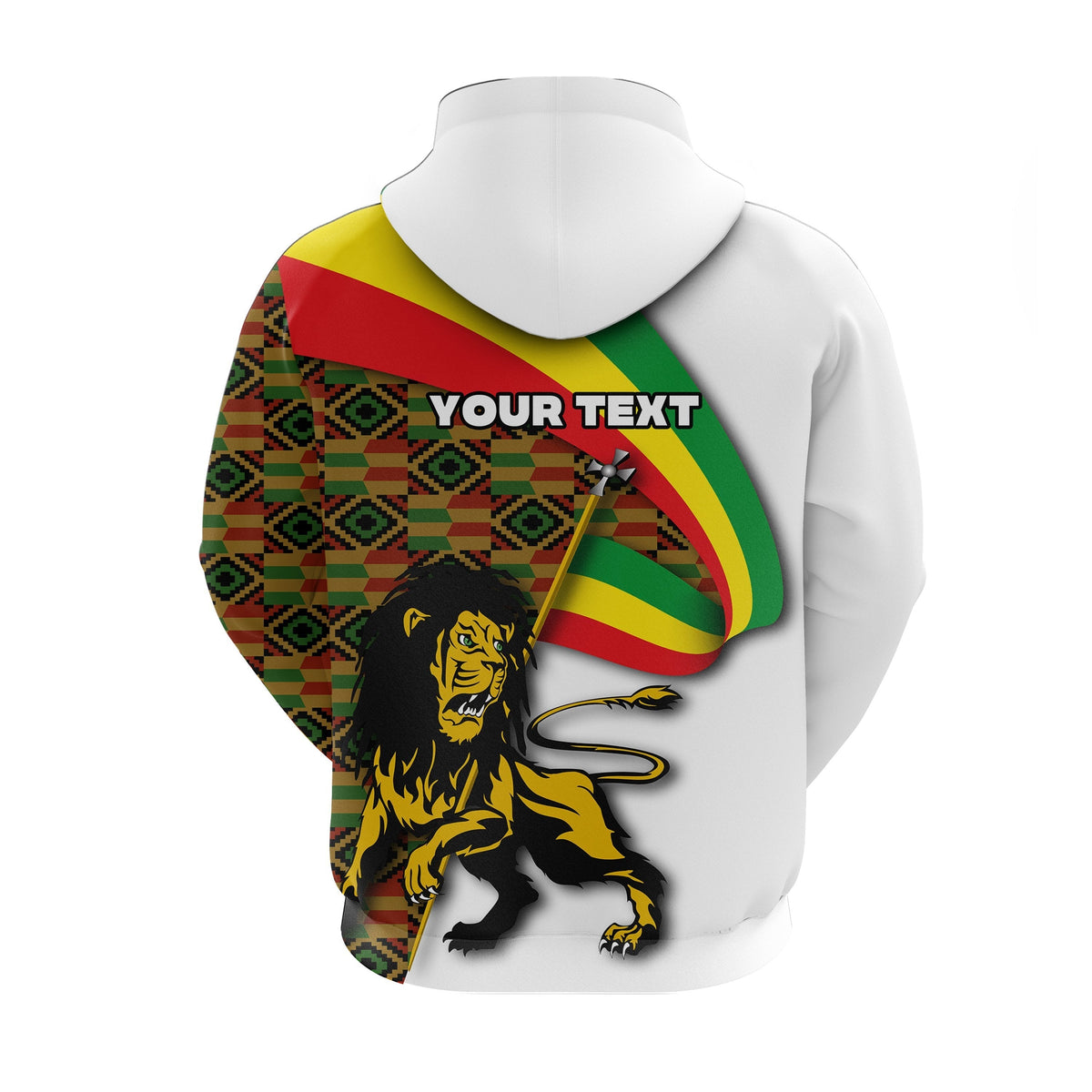 Custom Ethiopia Zip Hoodie Model Style LT16 - Wonder Print Shop