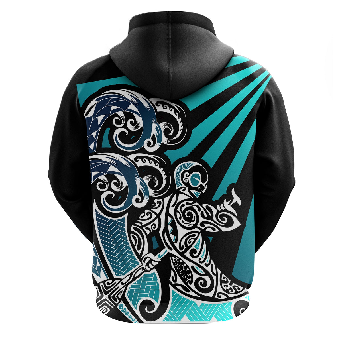 Custom Maori Aotearoa Hoodie New Zealand Simple Style LT16 - Wonder Print Shop