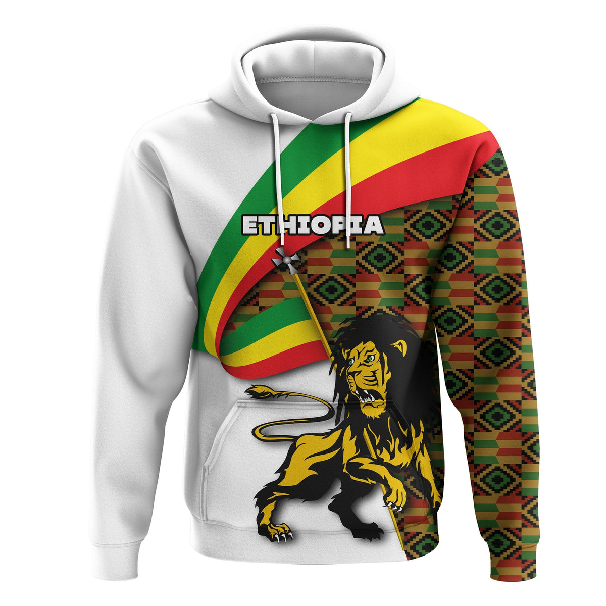 Custom Ethiopia Hoodie Model Style LT16 - Wonder Print Shop