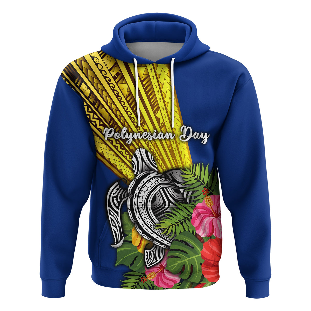 Custom Polynesian Day Hoodie Sun Style LT16 - Wonder Print Shop