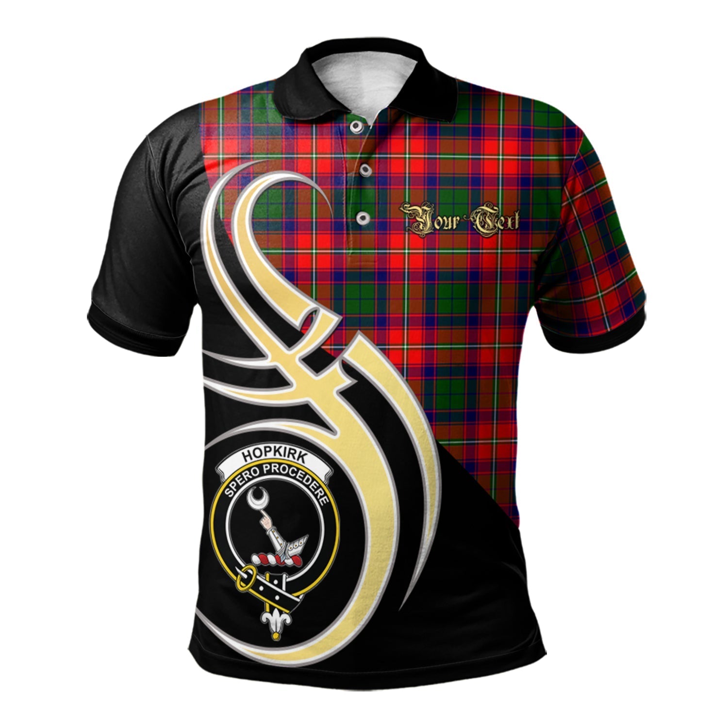scotland-hopkirk-clan-crest-tartan-believe-in-me-polo-shirt