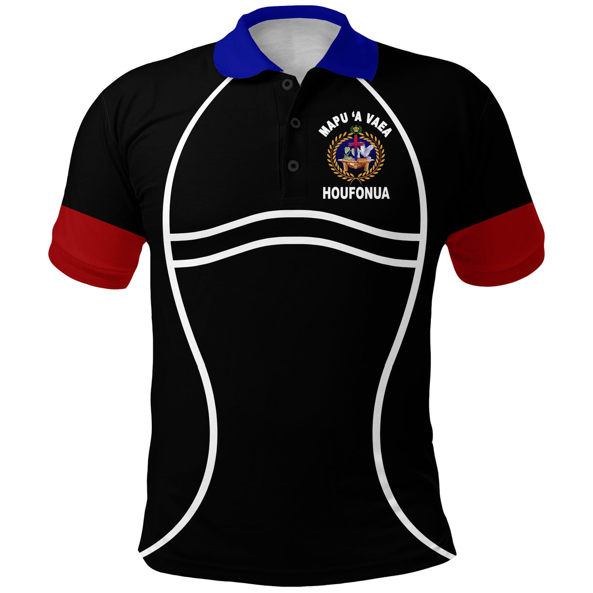 Tonga Mapu A Vaea Polo Shirt Houfonua Original Style LT8 - Wonder Print Shop
