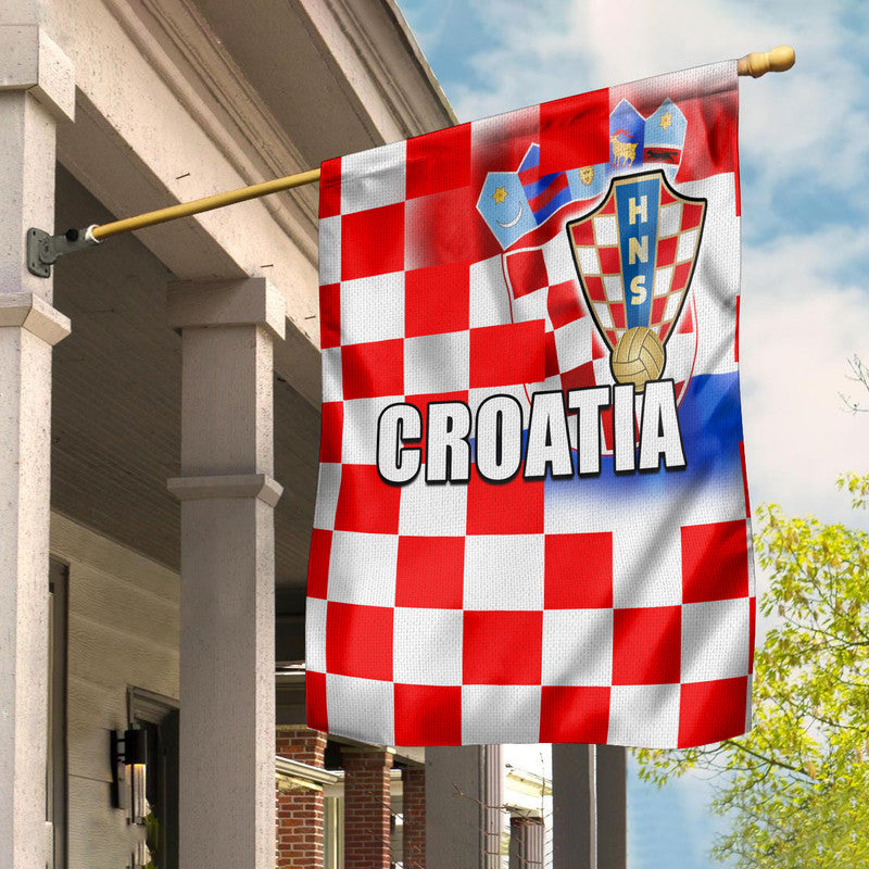 Croatia Soccer- Champions In My Heart Flag LT6 - Wonder Print Shop