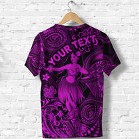 Custom Hawaii Hula Girl Polynesian T Shirt Unique Style Pink LT8 - Wonder Print Shop