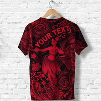 Custom Hawaii Hula Girl Polynesian T Shirt Unique Style Red LT8 - Wonder Print Shop