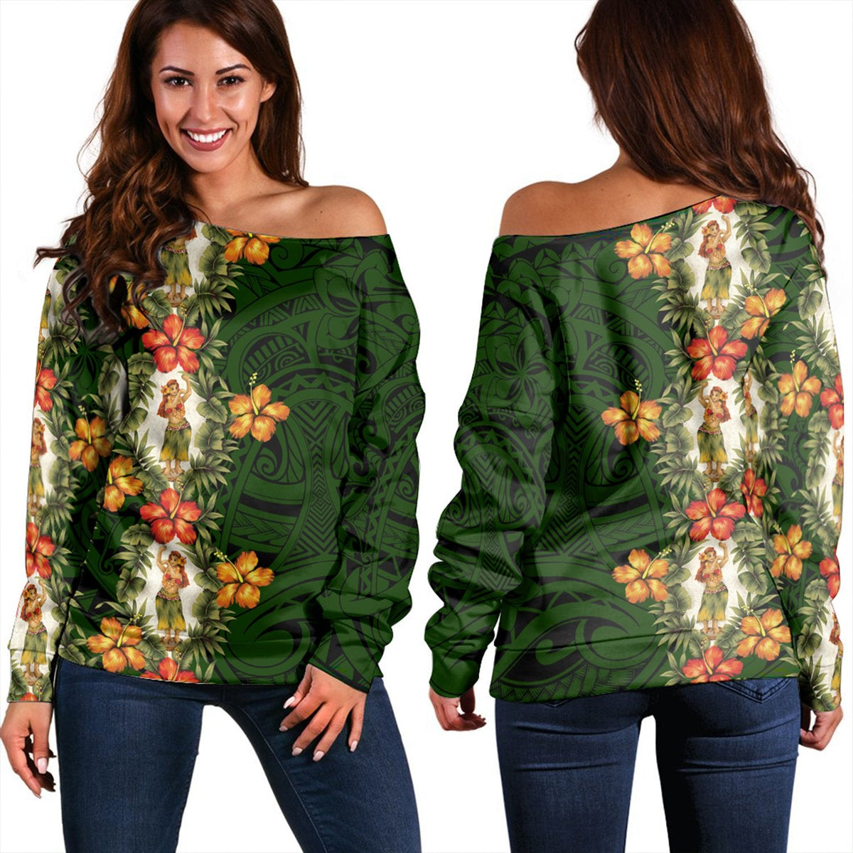 hawaii-hula-girl-tropical-style-womens-off-shoulder-sweatshirt-ah