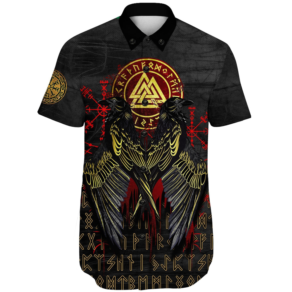 viking-shorts-sleeve-shirt-vikings-valknut-and-ravens-tattoo