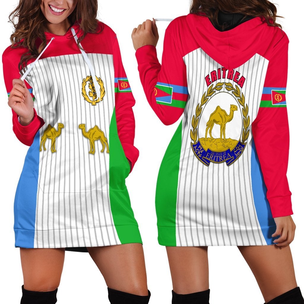 Eritrea Hoodie Dress Flag LT13 - Wonder Print Shop