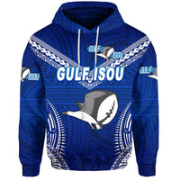 Custom Papua New Guinea PRK Gulf Isou Hoodie Rugby Original Style Blue, Custom Text And Number LT8 - Wonder Print Shop