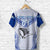 Custom Papua New Guinea PRK Gulf Isou T Shirt Rugby Original Style White, Custom Text And Number LT8 - Wonder Print Shop