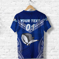 Custom Papua New Guinea PRK Gulf Isou T Shirt Rugby Original Style Blue, Custom Text And Number LT8 - Wonder Print Shop