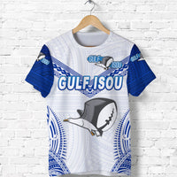 Custom Papua New Guinea PRK Gulf Isou T Shirt Rugby Original Style White, Custom Text And Number LT8 - Wonder Print Shop