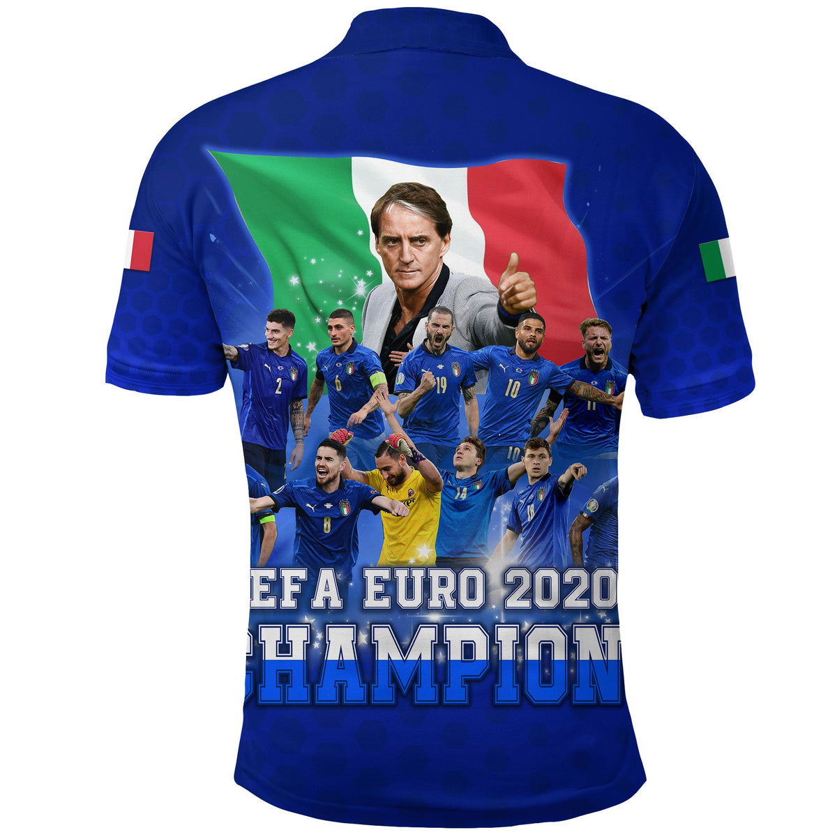 Italy Premier 2020 Polo Shirt LT8 - Wonder Print Shop
