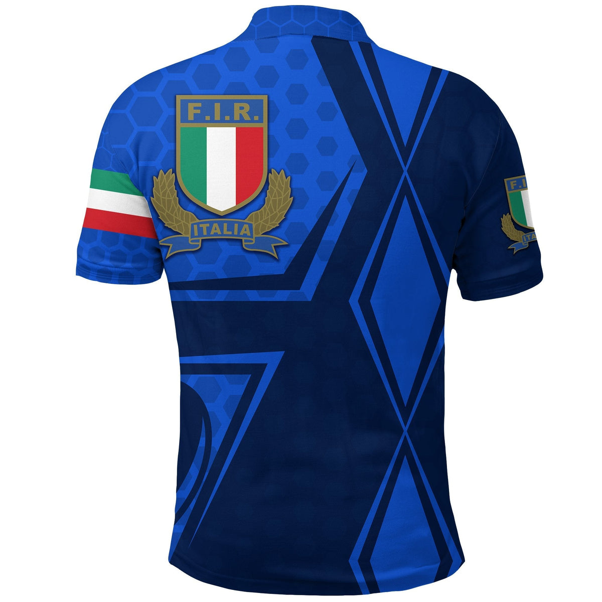 Italy Rugby Polo Shirt Gli Azzurri Vibes - Wonder Print Shop