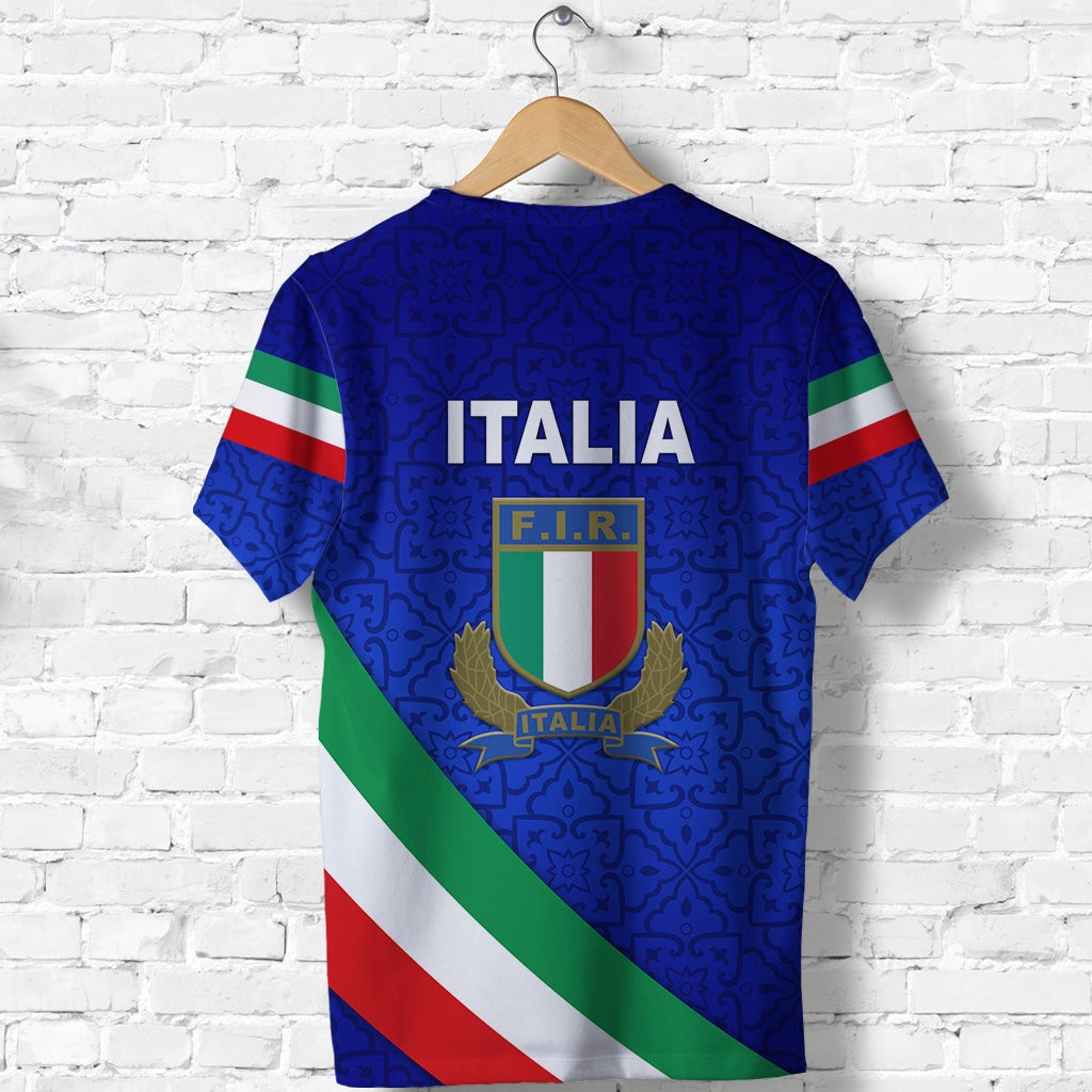 Italy Rugby T Shirt Italia Vibes Simple Style LT8 - Wonder Print Shop