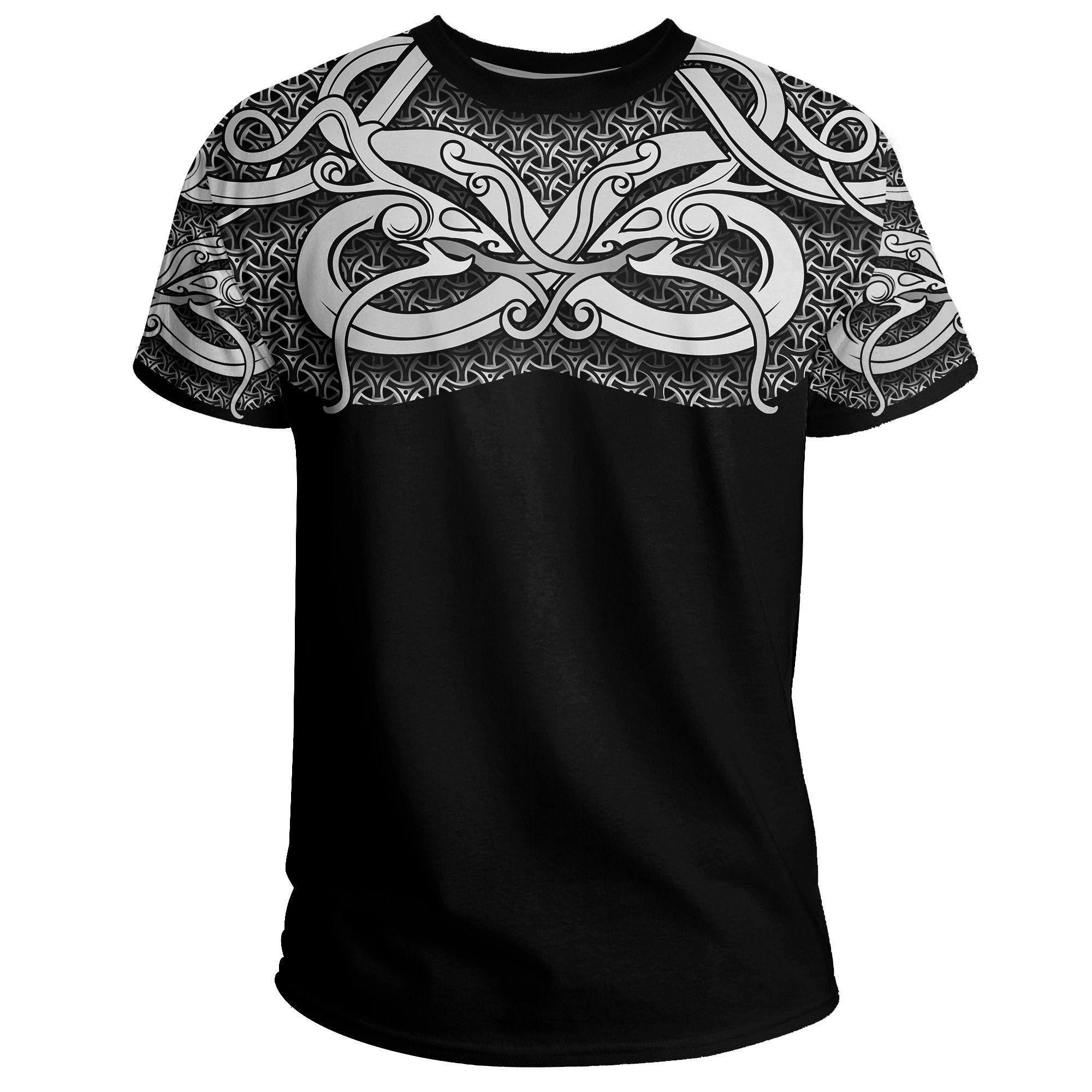 Viking T Shirt, Best Viking Tattoo RLT12 - Wonder Print Shop
