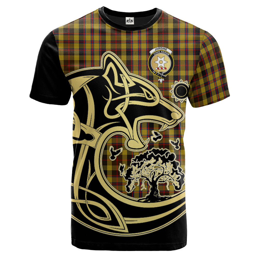 scottish-jardine-clan-crest-celtic-wolf-tartan-t-shirt