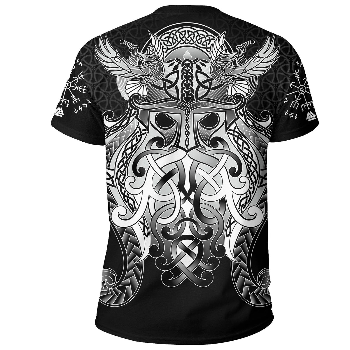 Viking T Shirt, Muninn Tattoo RLT12 - Wonder Print Shop