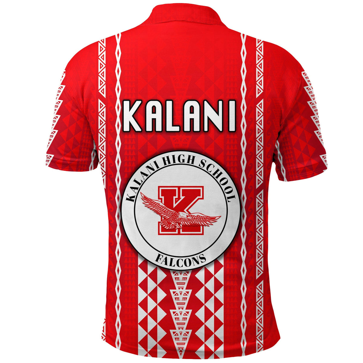 Hawaii Kalani High School Polo Shirt Falcons Simple Style LT8 - Wonder Print Shop