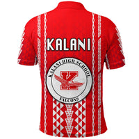 Hawaii Kalani High School Polo Shirt Falcons Simple Style LT8 - Wonder Print Shop