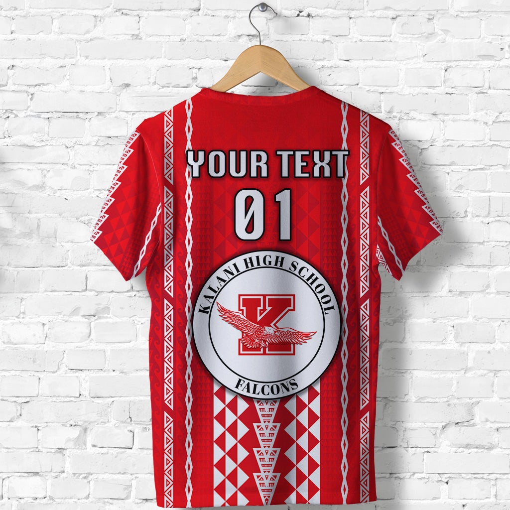 Custom Hawaii Kalani High School T Shirt Falcons Simple Style LT8 - Wonder Print Shop