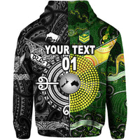 Custom New Zealand Maori All Black And Australia Kangaroos Aboriginal Hoodie Rugby Together LT8 - Wonder Print Shop