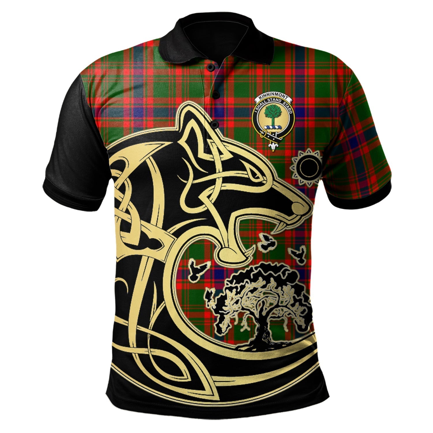 scottish-kinninmont-clan-crest-tartan-celtic-wolf-style-polo-shirt