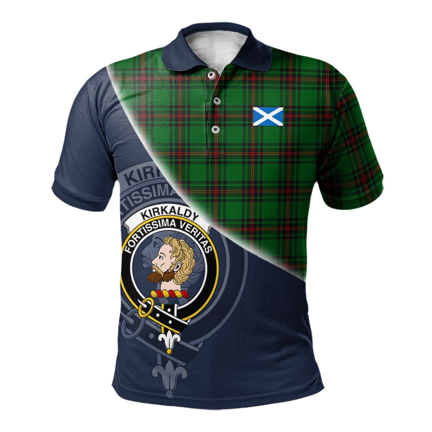 scottish-kirkcaldy-clan-crest-tartan-scotland-flag-half-style-polo-shirt