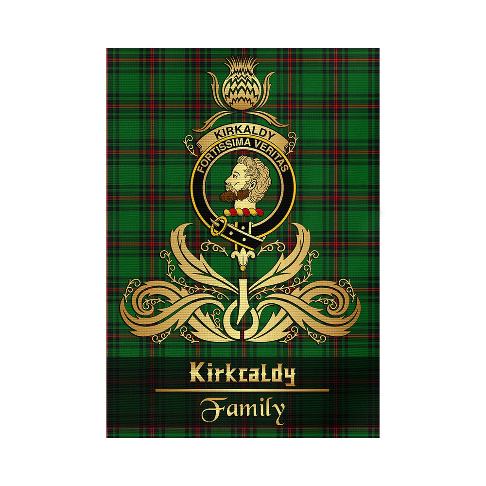 scottish-kirkcaldy-clan-crest-family-golden-thistle-tree-tartan-garden-flag