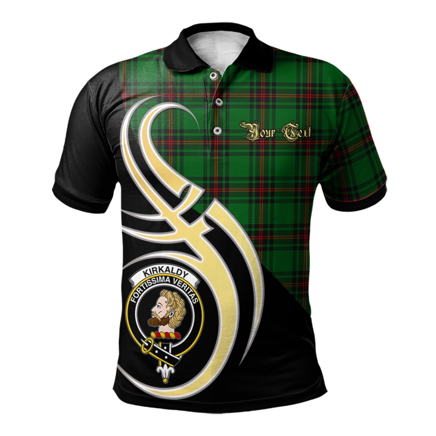 scotland-kirkcaldy-clan-crest-tartan-believe-in-me-polo-shirt