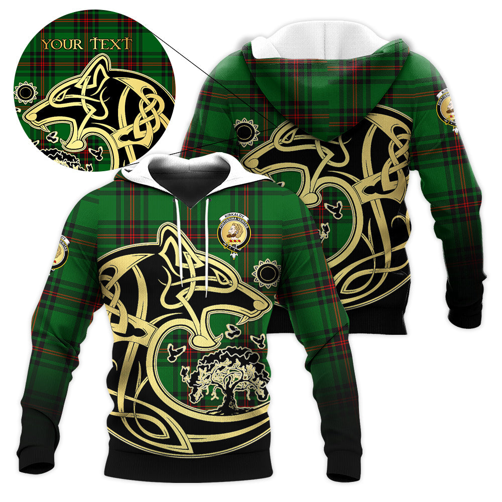 scottish-kirkcaldy-clan-crest-celtic-wolf-tartan-hoodie