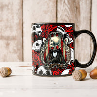 Skull Rose King - Death Cannot Divide Us Mug - LT2