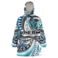 Kosrae Flower And Flow Wearable Blanket Hoodie - Wonder Print Shop