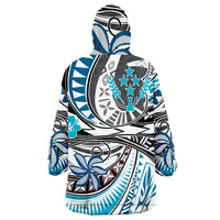 Kosrae Flower And Flow Wearable Blanket Hoodie - Wonder Print Shop