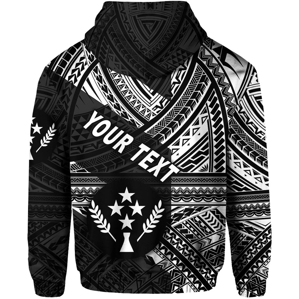 Custom FSM Kosrae Zip Hoodie Original Style Black LT8 - Wonder Print Shop