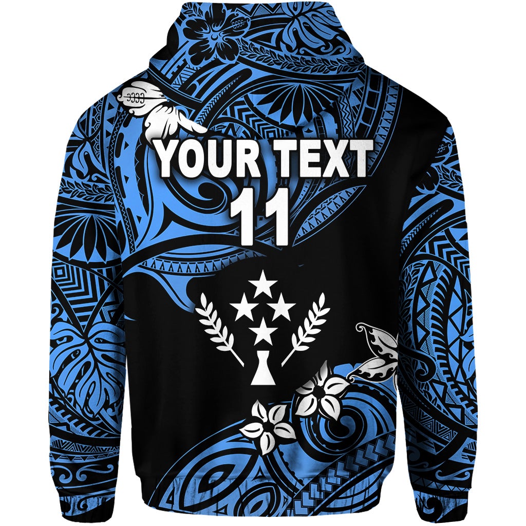Custom FSM Kosrae Hoodie Unique Vibes Blue LT8 - Wonder Print Shop