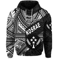 Custom FSM Kosrae Hoodie Happy Independence Day Original Vibes Black LT8 - Wonder Print Shop