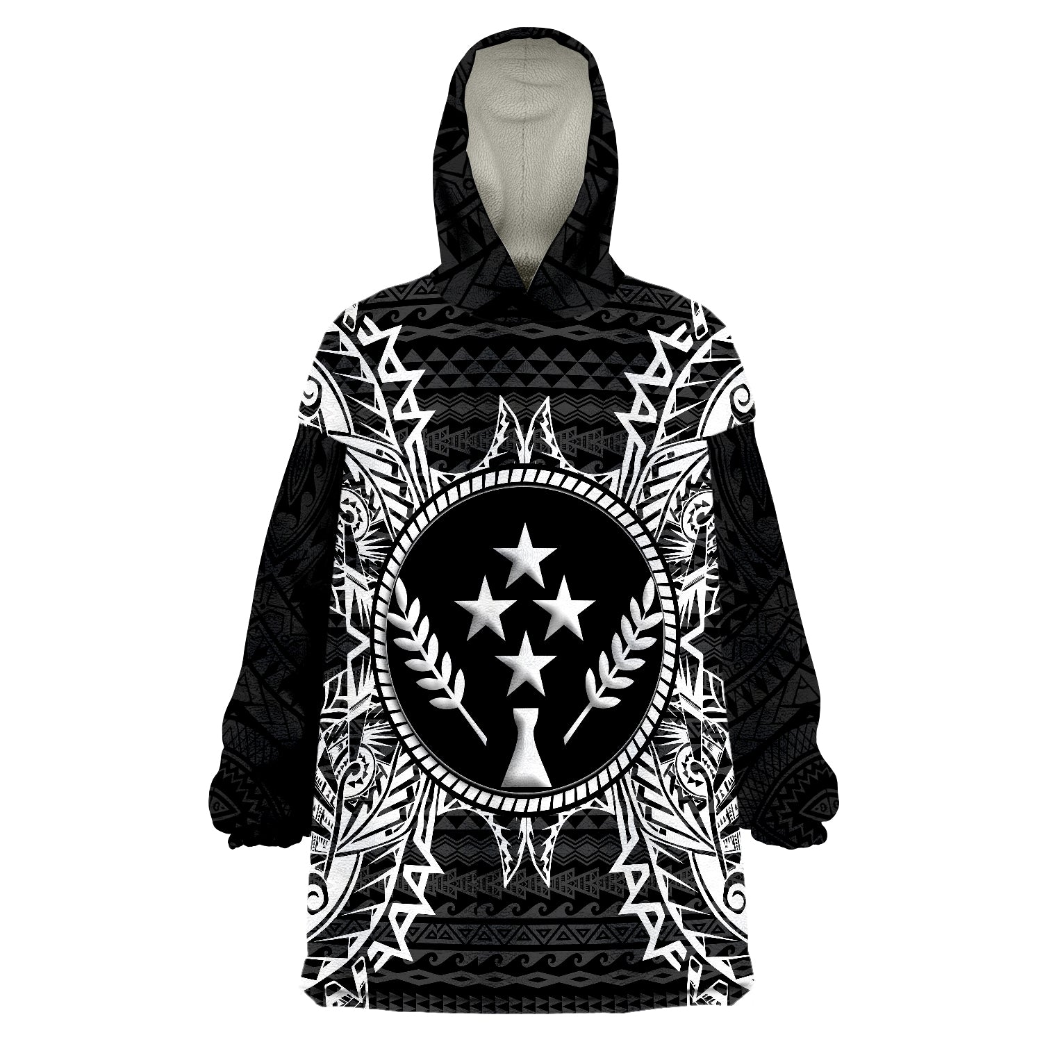 kosrae-map-black-wearable-blanket-hoodie