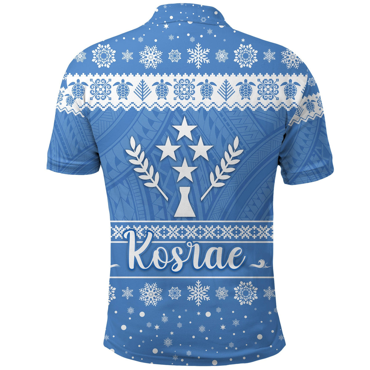 FSM Kosrae Polo Shirt Christmas Simple Style LT8 - Wonder Print Shop
